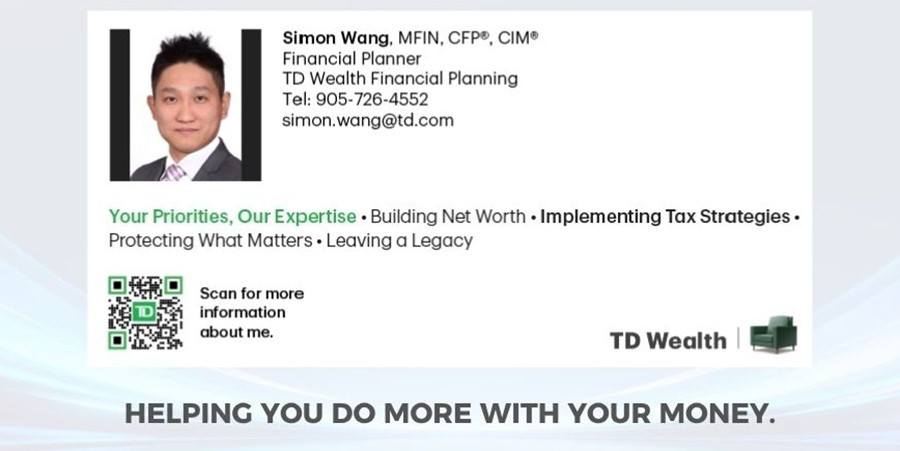 TD Wealth Financial Planning - Simon Wang